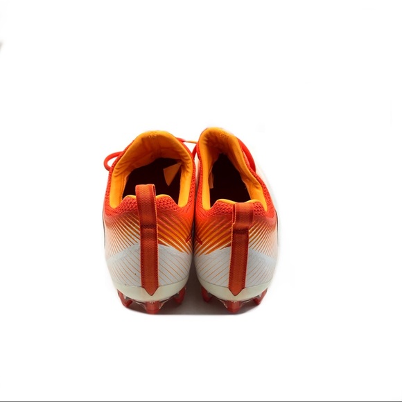 Nike Men’s Vapor Max Cleats White/Orange - Picture 5 of 6